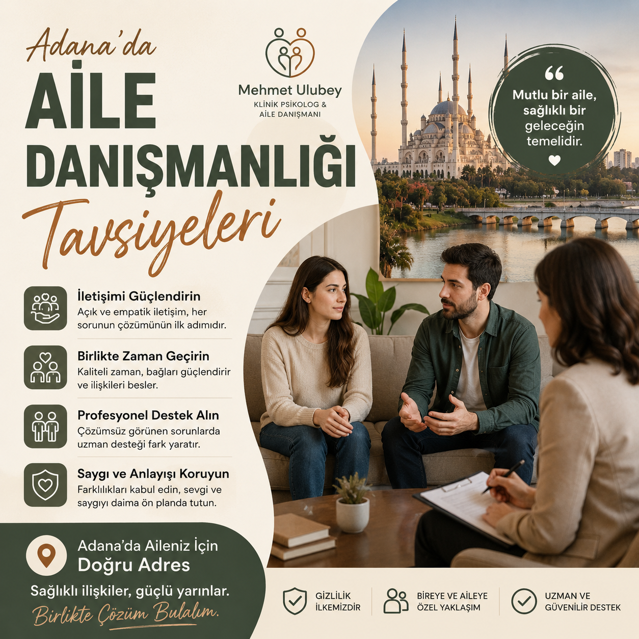 Adana Aile Danışmanlığı Tavsiyeleri