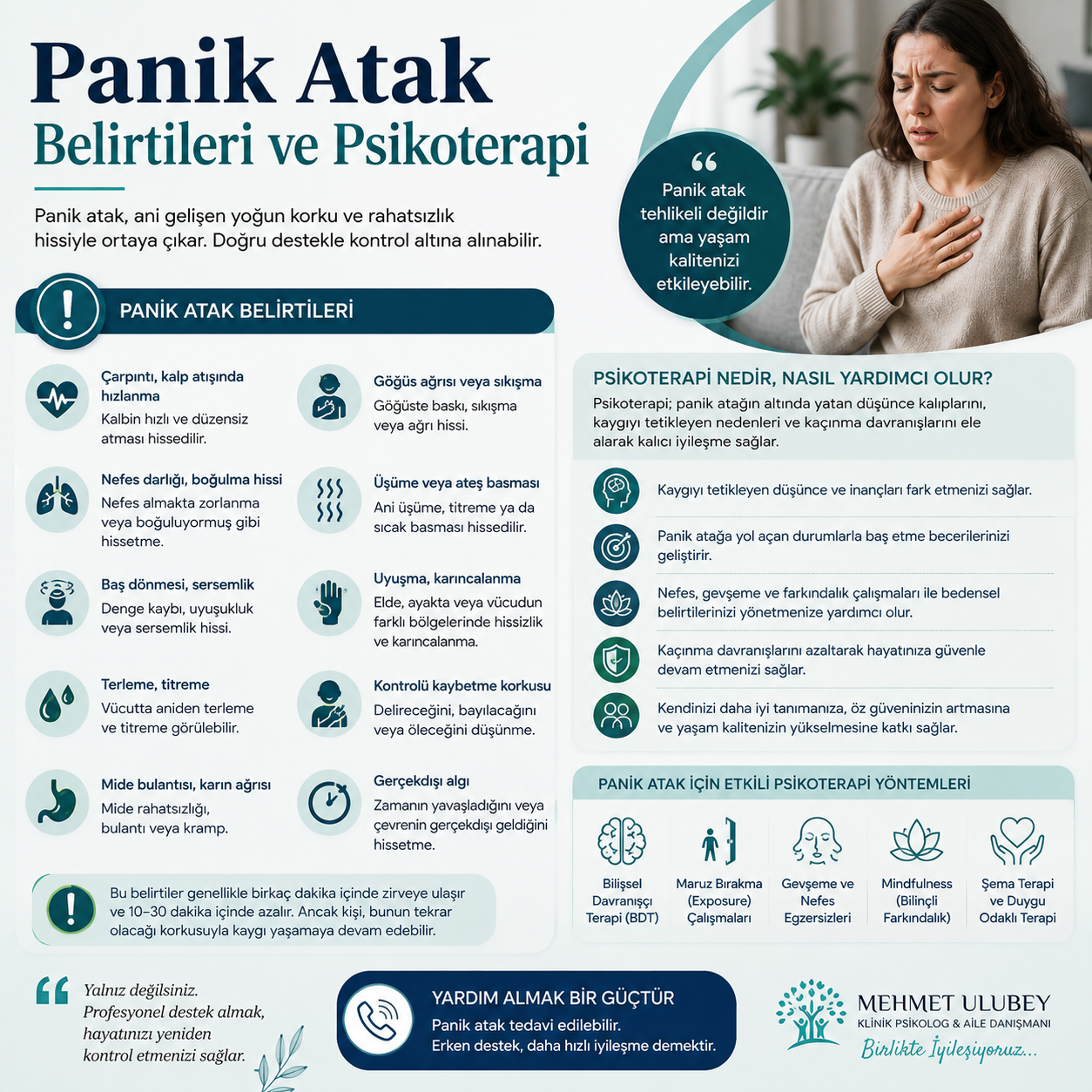 Panik Atak Nedir? Belirtileri, Nedenleri ve Tedavisi